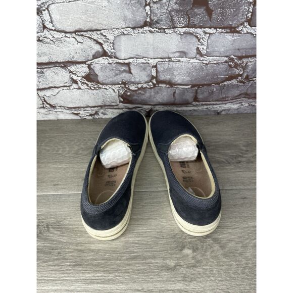 Birkenstock Oswego Midnight Blue Canvas Suede Slip On Shoes Women Sz 38EU/7.5M - Picture 5 of 16